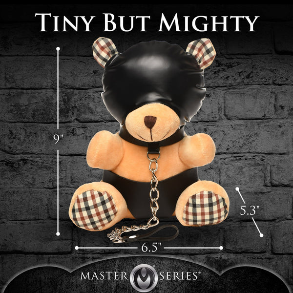 Hooded Bondage Teddy Bear - Royal Sins