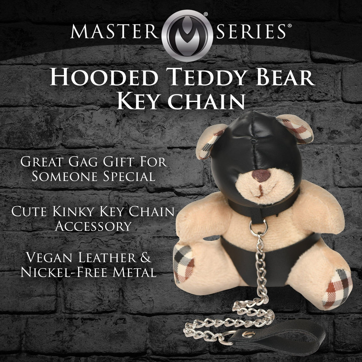 Hooded Teddy Bear Keychain - Royal Sins