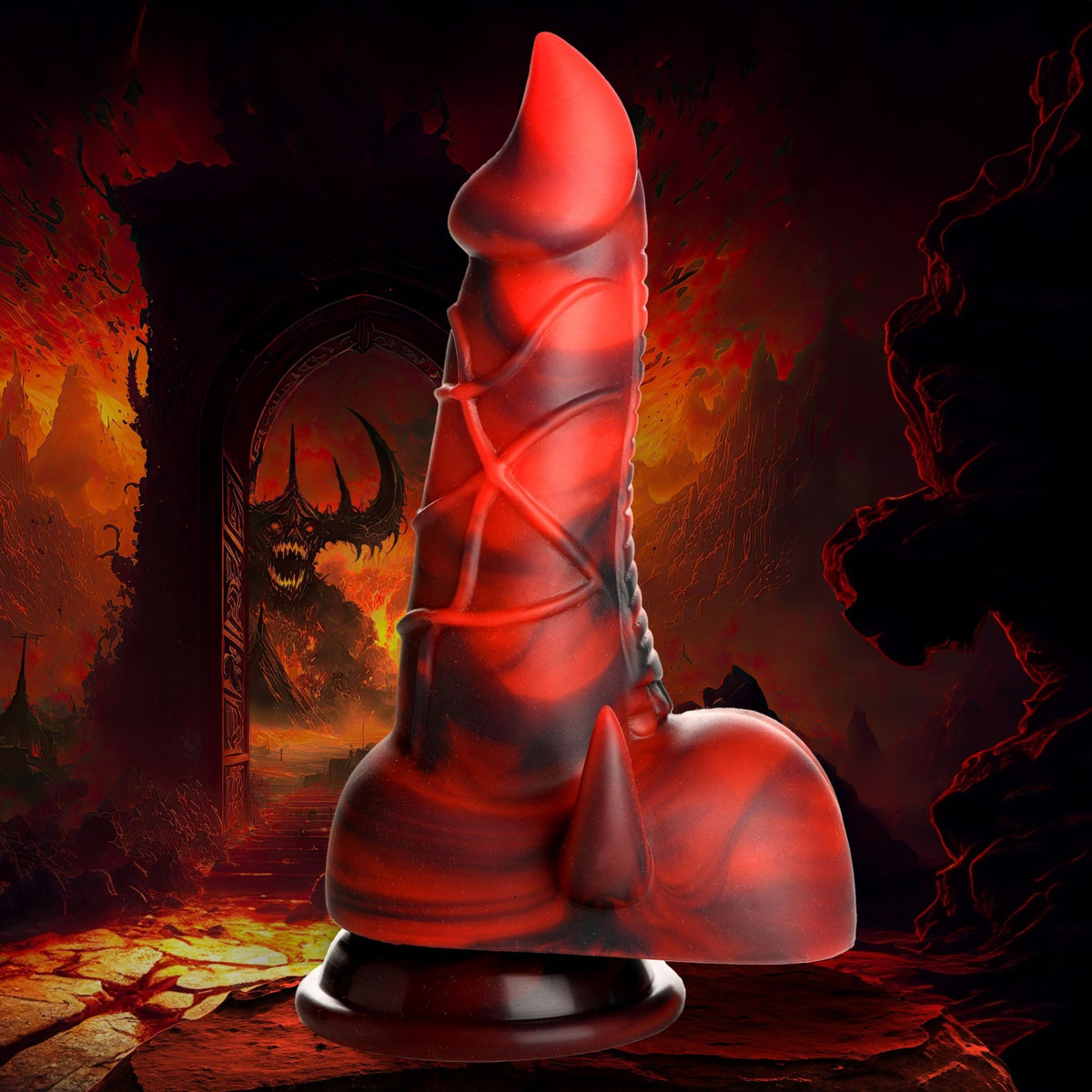 Horny Devil Demon Silicone Dildo - Royal Sins