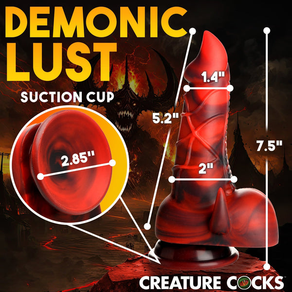 Horny Devil Demon Silicone Dildo - Royal Sins