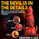 Horny Devil Demon Silicone Dildo - Royal Sins