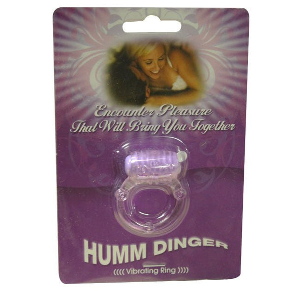 Humm Dinger Dual Vibrating Cock Ring (Purple) - Royal Sins