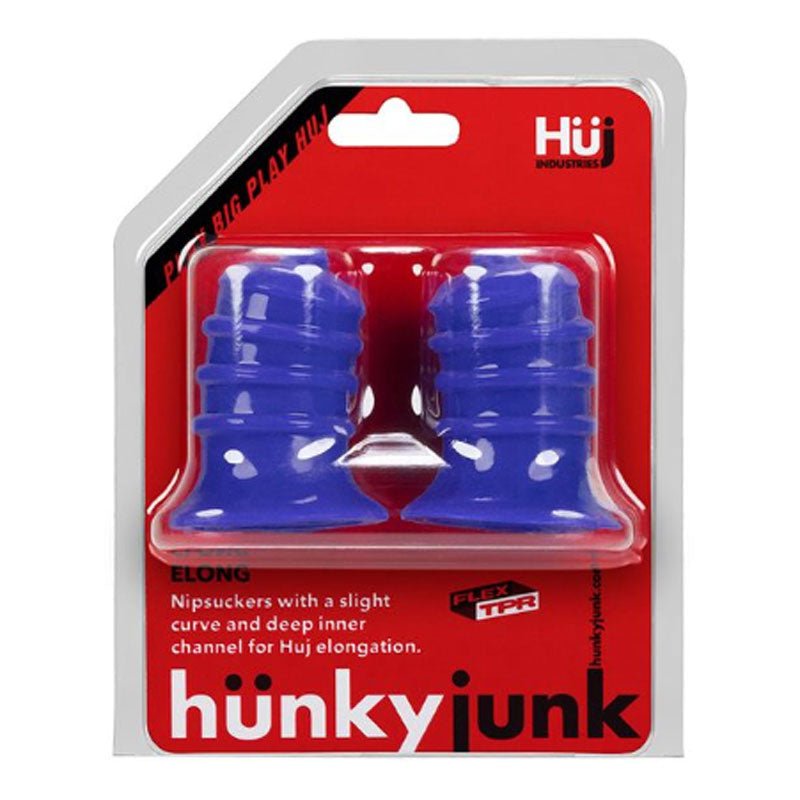 Hunkyjunk ELONG nipsuckers, cobalt - Royal Sins