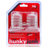 hunkyjunk ELONG Wide - Base Nipsucker Clear - Royal Sins