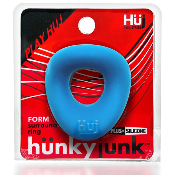 Hunkyjunk Form Surround Cockring Teal Ice - Royal Sins