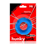 Hunkyjunk Fractal Tactile Cockring Teal Ice - Royal Sins