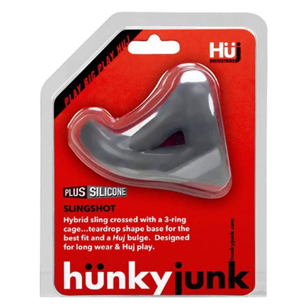Hunkyjunk SLINGSHOT 3 ring teardrop stone - Royal Sins