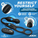 Hyper Thrusting and Vibrating Anal Plug with C - Ring - Royal Sins