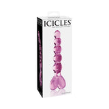Icicles No. 43 Glass Massager with Heart - Shaped Handle Pink - Royal Sins