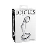 Icicles No. 46 Glass Prostate Massager 3.5 in. Clear - Royal Sins