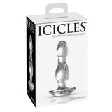 Icicles No. 72 Glass Anal Plug Clear - Royal Sins