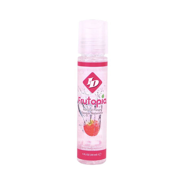 ID Frutopia Raspberry Flavored Lubricant 1 fl oz Pocket Bottle - Royal Sins