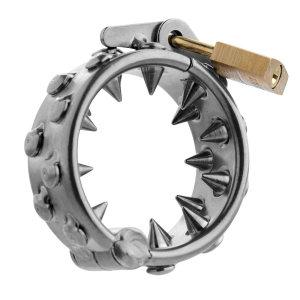 Impaler Locking CBT Ring with Spikes - Royal Sins