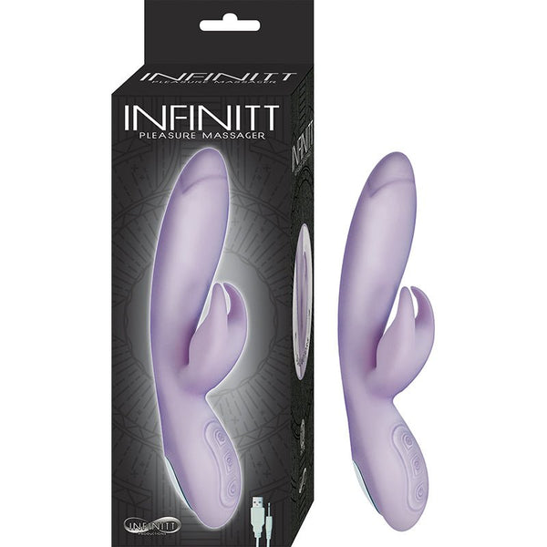 Infinitt Pleasure Massager Dual Motor 10 Function Waterproof Lavender - Royal Sins