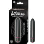 Intense Orgasm Bullet 10 Function Waterproof Black - Royal Sins