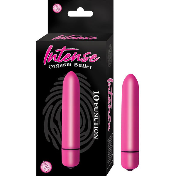 Intense Orgasm Bullet 10 Function Waterproof Pink - Royal Sins