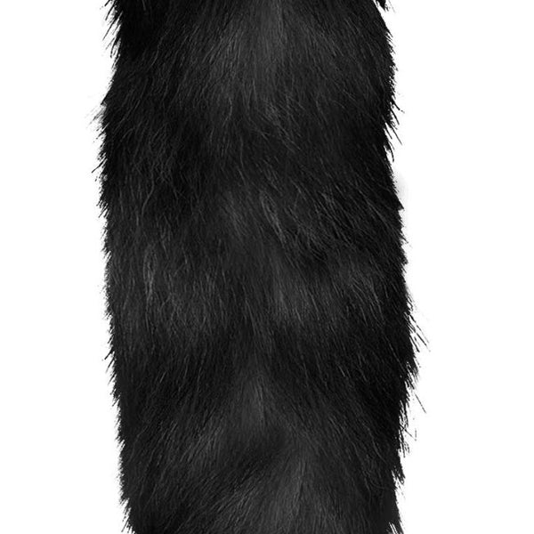 Interchangeable Black Fox Tail - Royal Sins