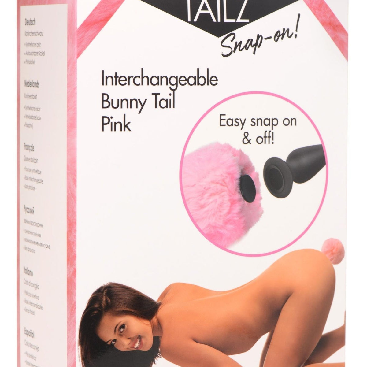 Interchangeable Bunny Tail - Pink - Royal Sins