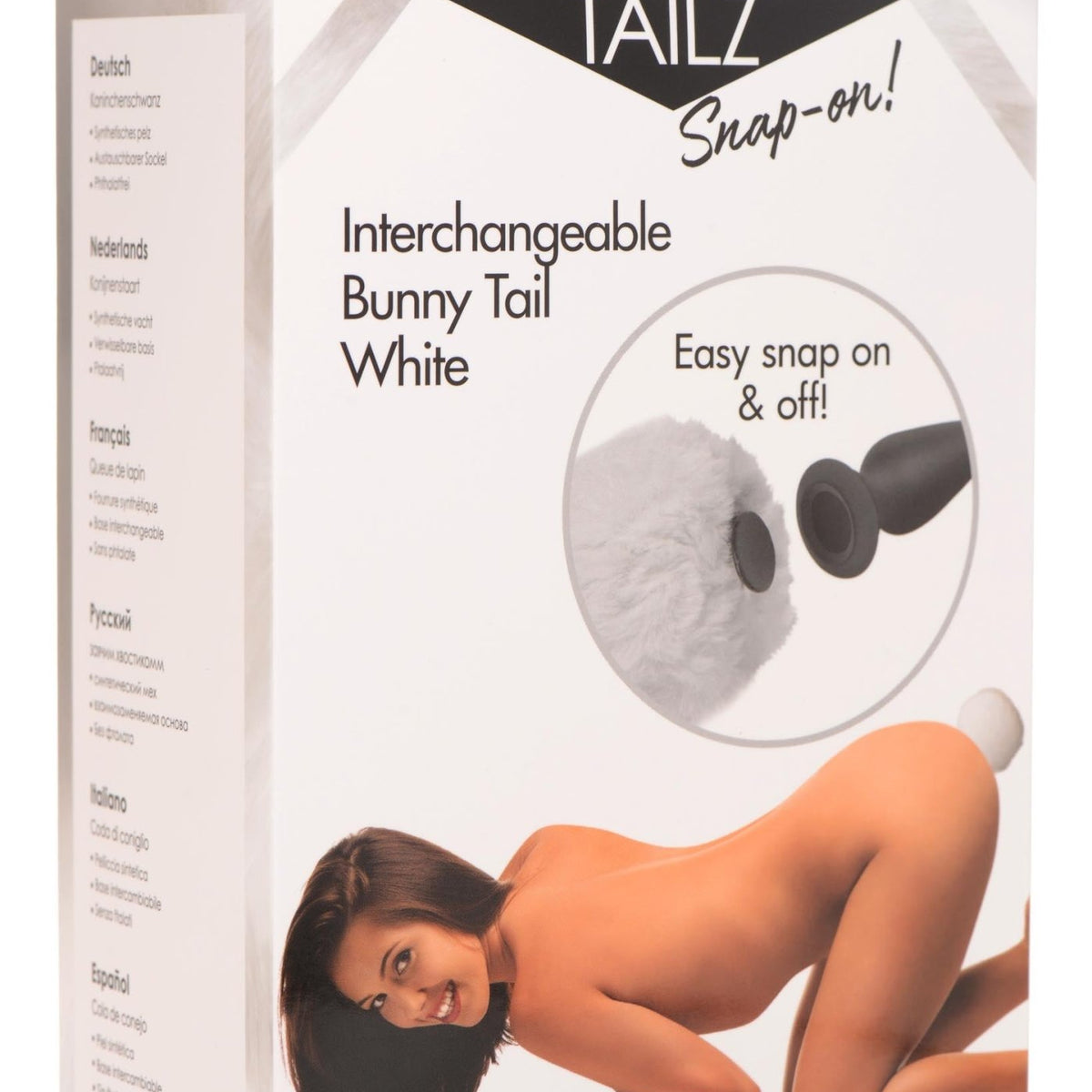 Interchangeable Bunny Tail - White - Royal Sins