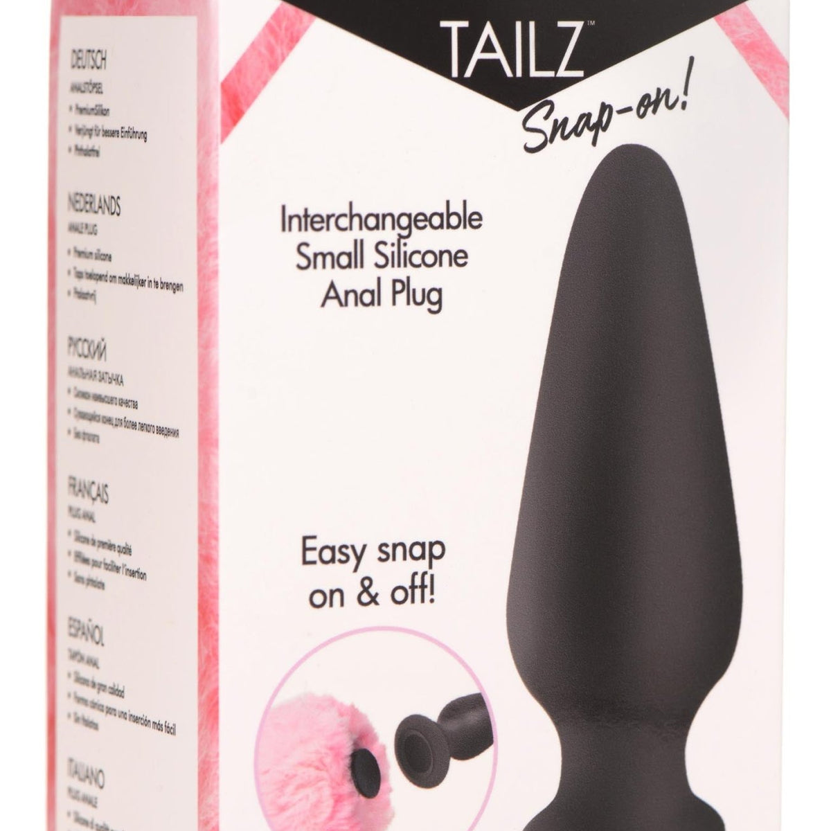 Interchangeable Silicone Anal Plug - Small - Royal Sins