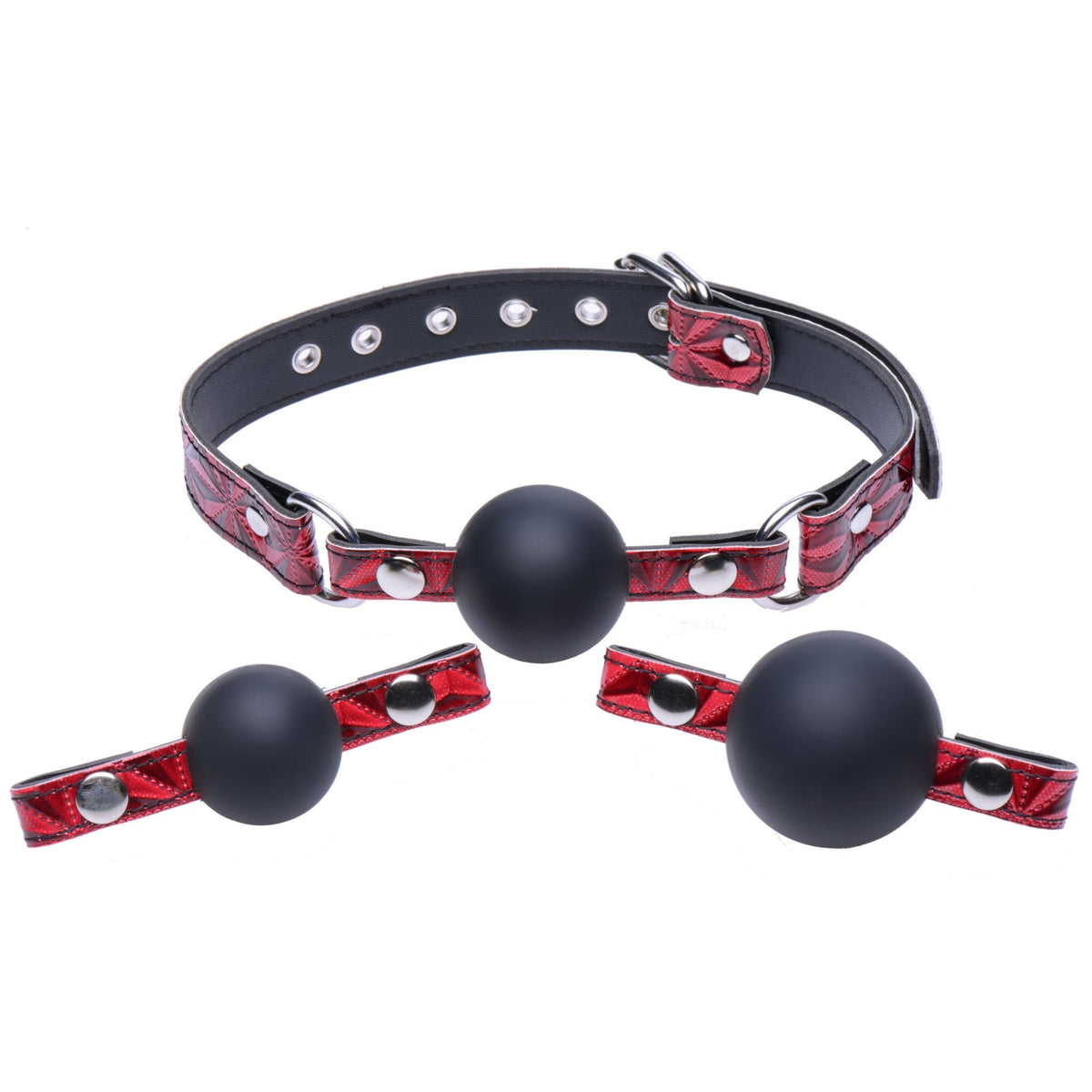 Interchangeable Silicone Ball Gag - Royal Sins