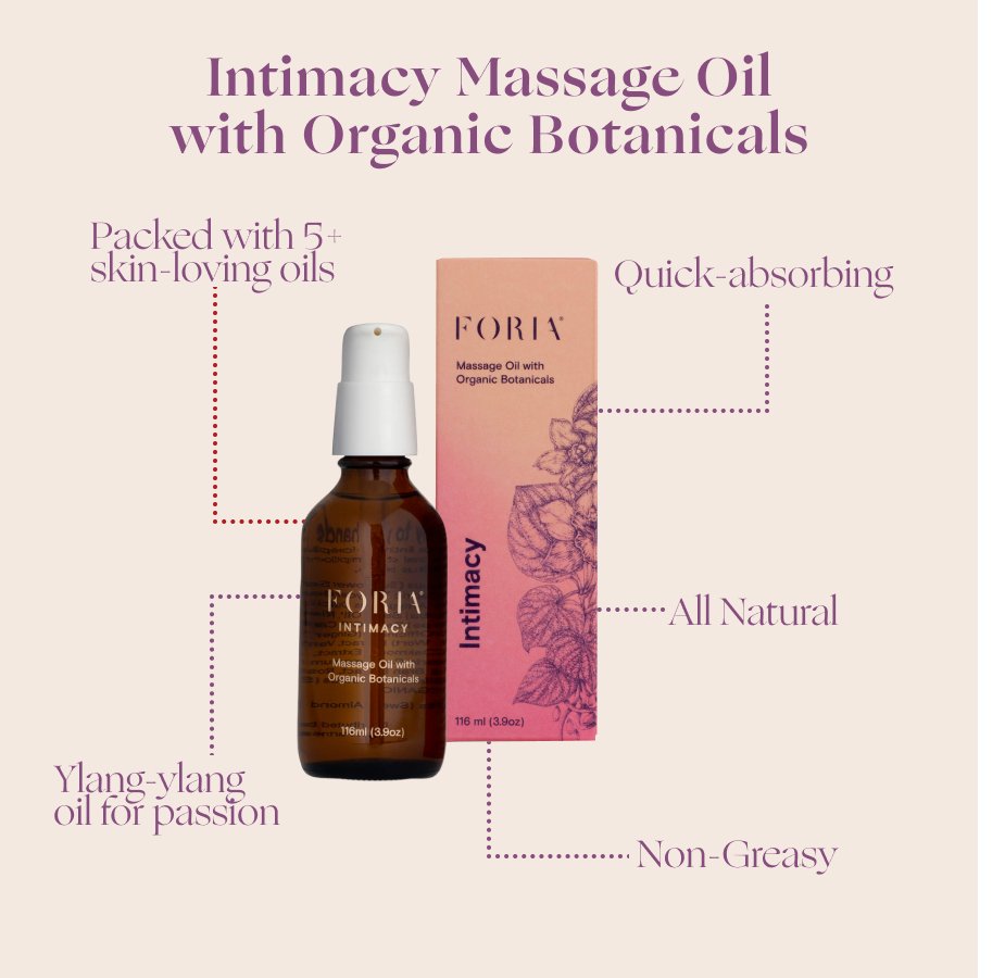 Intimacy Massage Oil with Organic Botanicals - Royal Sins