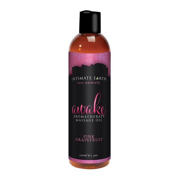 Intimate Earth Aromatherapy Massage Oil - Awake 4oz - Royal Sins