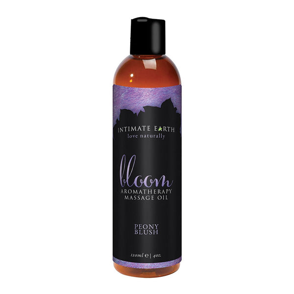 Intimate Earth Aromatherapy Massage Oil - Bloom 4oz - Royal Sins