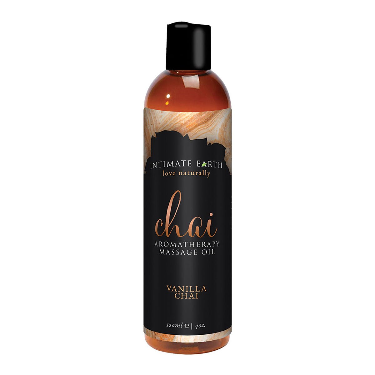 Intimate Earth Aromatherapy Massage Oil - Chai 4oz - Royal Sins