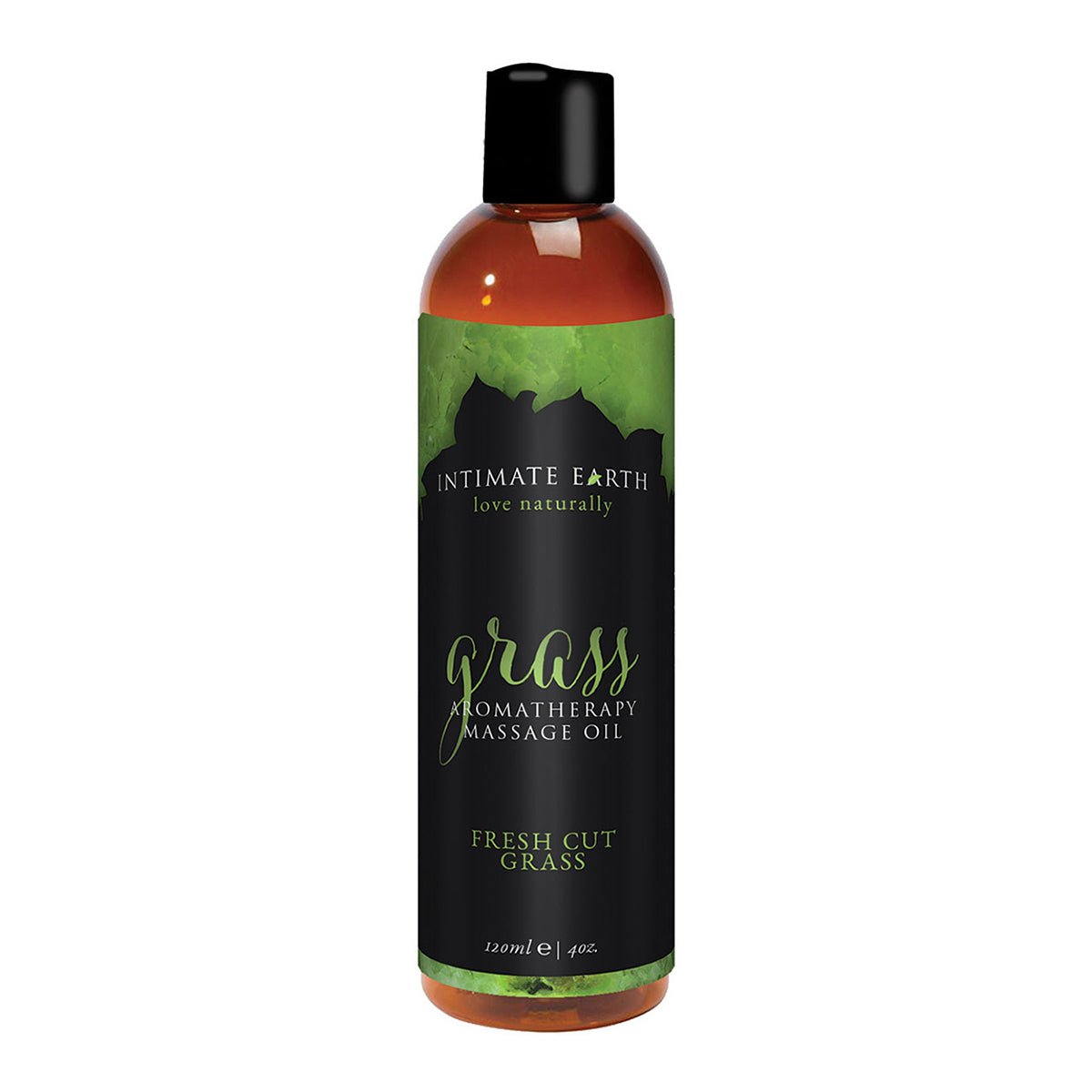 Intimate Earth Aromatherapy Massage Oil - Grass 4oz - Royal Sins