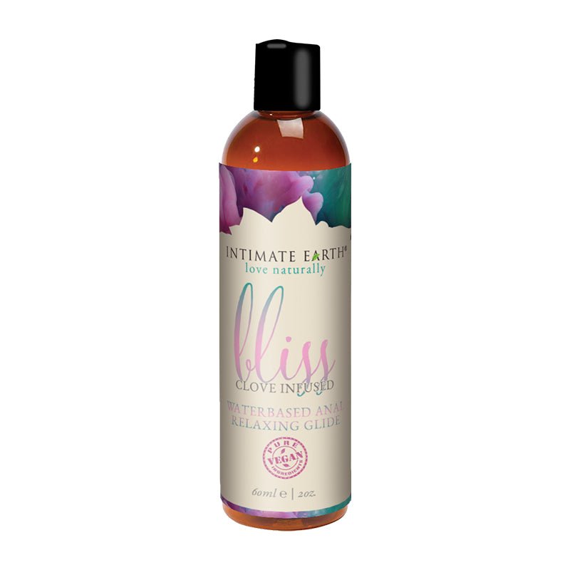 Intimate Earth Bliss Clove Infused Water - Based Anal Relaxing Glide 2 oz. - Royal Sins