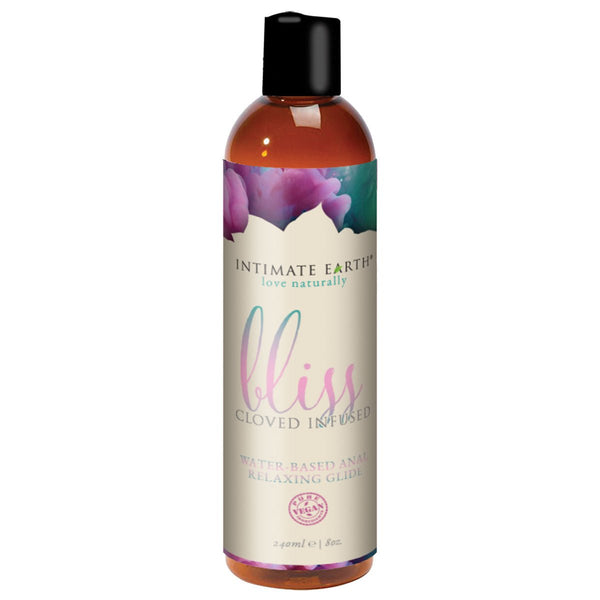 Intimate Earth Bliss Water - Based Anal Relaxing Glide 8oz - Royal Sins