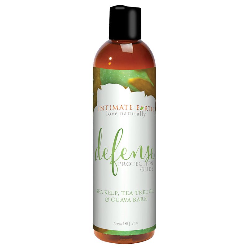 Intimate Earth Defense Protection Glide with Sea Kelp, Tea Tree Oil & Guava Bark 4 oz. - Royal Sins