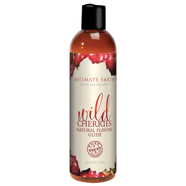 Intimate Earth Flavored Glide - Wild Cherries 2oz - Royal Sins