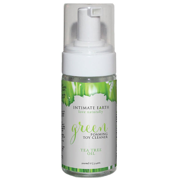 Intimate Earth Green Foaming Toy Cleaner with Tea Tree Oil 3.4 oz. - Royal Sins
