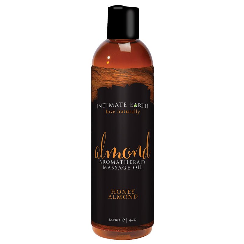 Intimate Earth Honey Almond Aromatherapy Massage Oil 4 oz. - Royal Sins