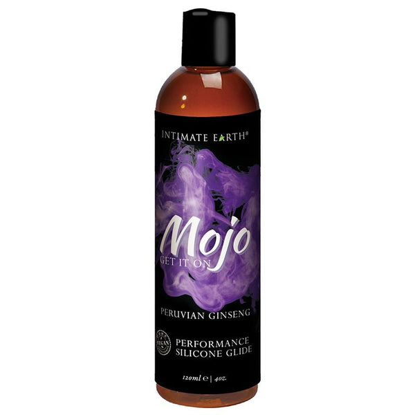 Intimate Earth Mojo Peruvian Ginseng Silicone Glide 4 oz. - Royal Sins