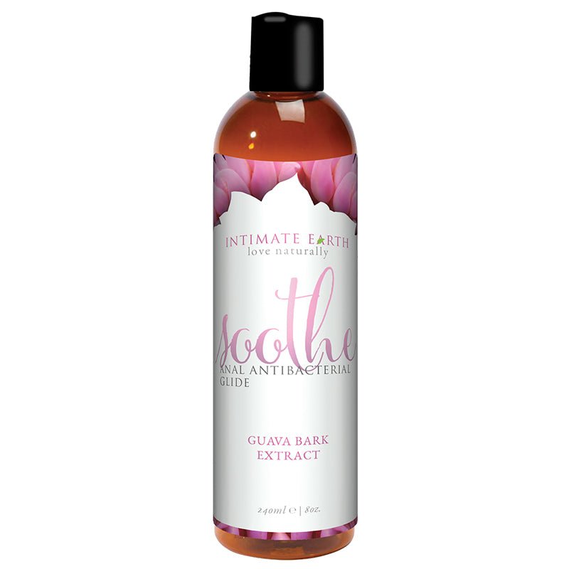 Intimate Earth Soothe Anal Anti - Bacterial Glide 240 ml/8 oz - Royal Sins