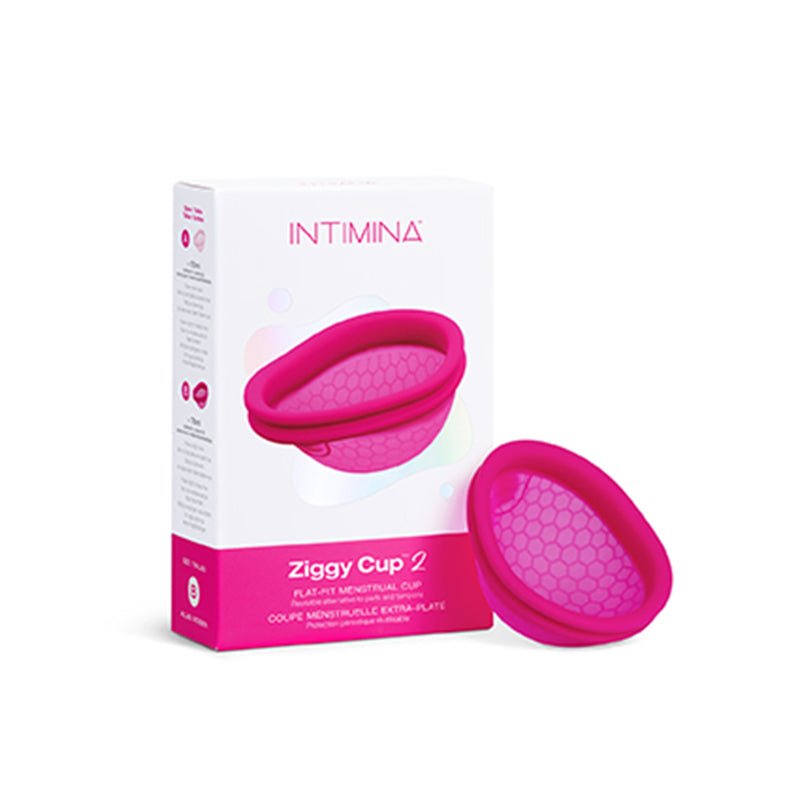 INTIMINA Ziggy Cup 2 Flat - Fit Menstrual Cup Size B - Royal Sins