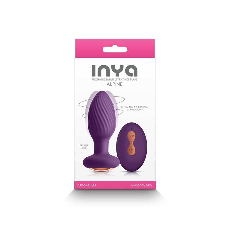INYA Alpine Rechargeable Gyrating Plug Purple - Royal Sins