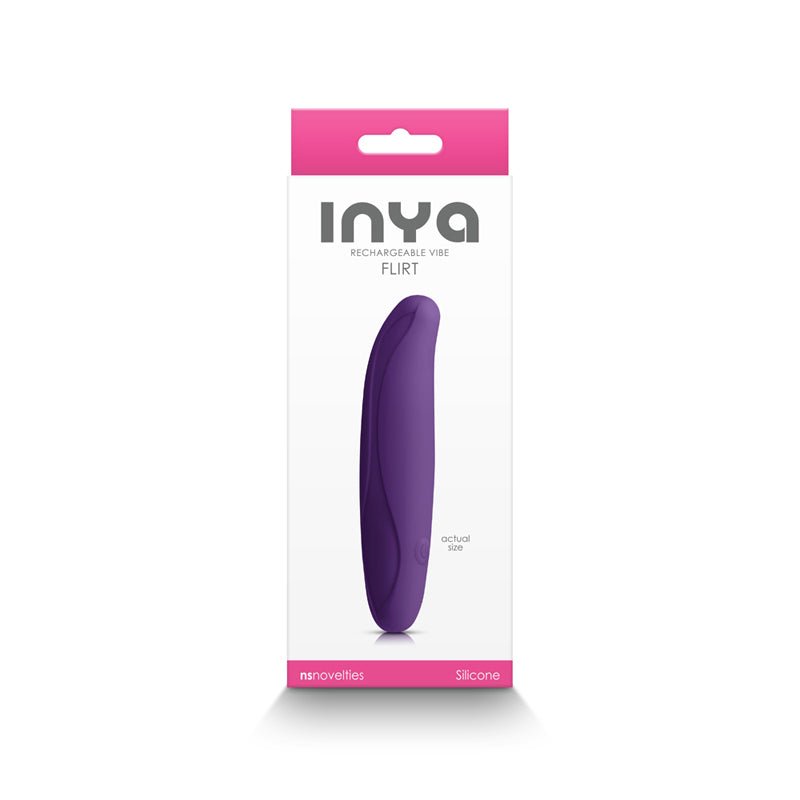 INYA Flirt Rechargeable Vibe Dark Purple - Royal Sins