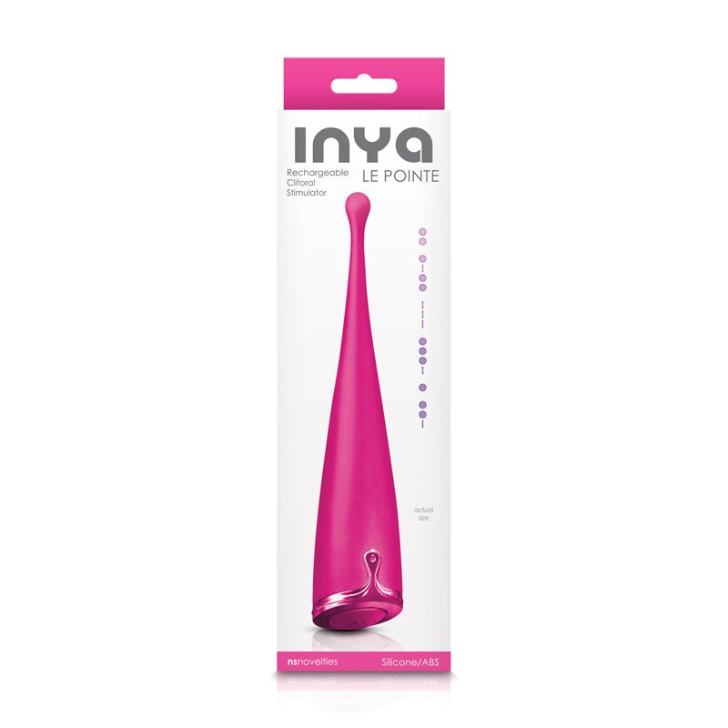 INYA Le Pointe Rechargeable Clitoral Stimulator Pink - Royal Sins