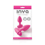 INYA Vibes - O - Spades Rechargeable Vibrating Anal Plug Pink - Royal Sins