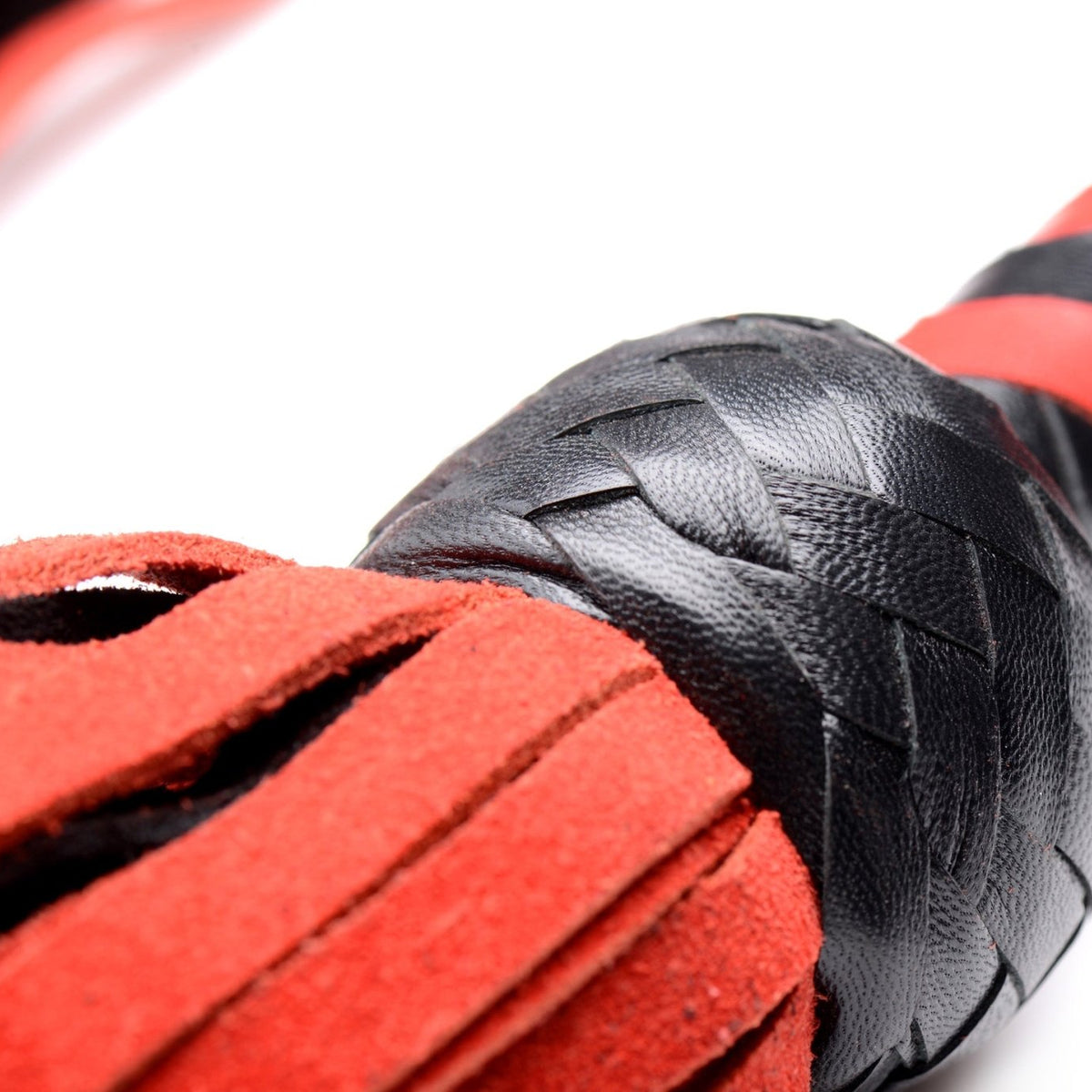 Isabella Sinclaire Black and Red Suede Flogger - Royal Sins