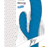 Ivy 20x Wavy Silicone Rabbit Vibe - Blue - Royal Sins