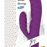 Ivy 20x Wavy Silicone Rabbit Vibe - Purple - Royal Sins