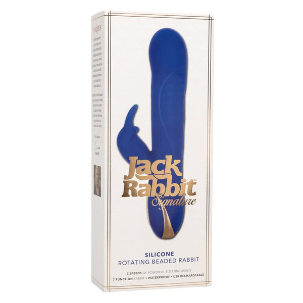 Jack Rabbit Signature Silicone Rotating Beaded Rabbit - Royal Sins