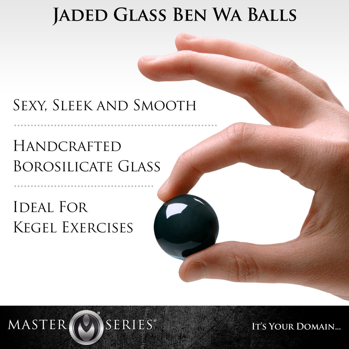 Jaded Glass Ben Wa Balls - Royal Sins