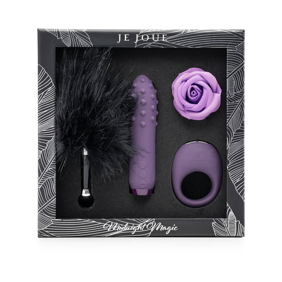 Je Joue Midnight Magic: Duet Bullet, Mio Ring, Feather Tickler, Rose Bath Melt - Royal Sins