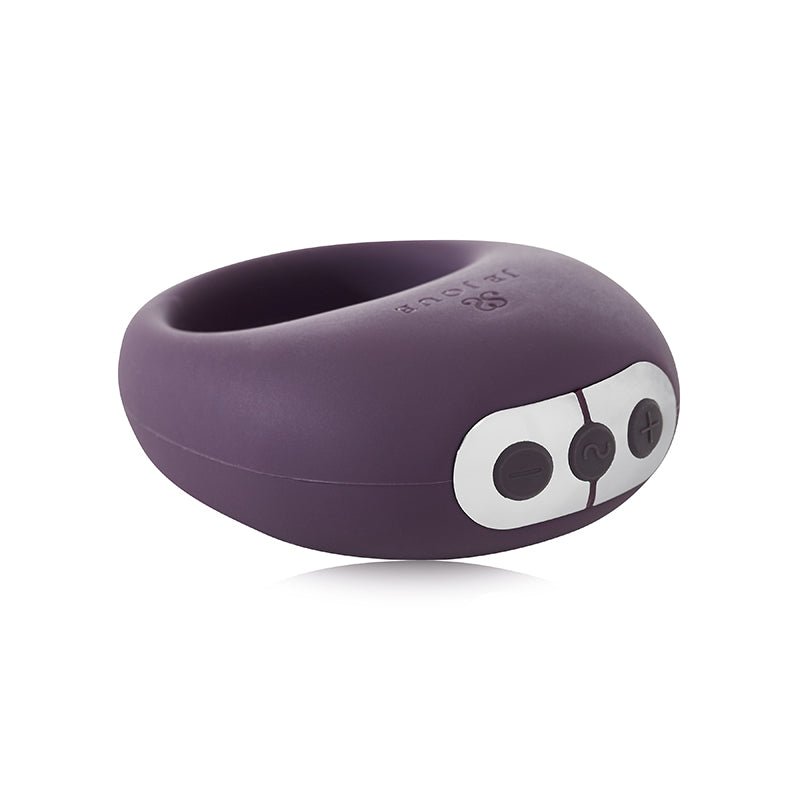 Je Joue Mio Rechargeable Vibrating Silicone Cock Ring Purple - Royal Sins